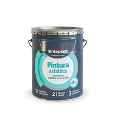 Pintura Asfáltica 18 Litros Imprimación asfáltica impermeable Sinteplast