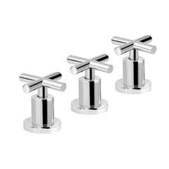 Grifería Completa Baño, Lavatorio p/pared, Bidet y Ducha embutir c/transferencia Peirano Valencia - Rio Plomo