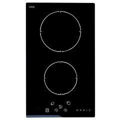 Anafe Eléctrica Vitrocerámica 2 Hornallas Negra Orbis EV2OEO