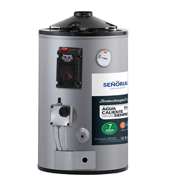Termotanque Dual Eléctrico/Multigas 30 Litros Alta Recuperación Colgar/Apoyar Family Señorial