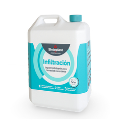 Infiltración 5 Kg. Impermeabilizante para humedad ascendente Sinteplast