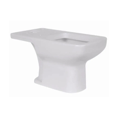 Inodoro Largo Blanco Loza Ferrum Trento - comprar online