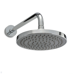Flor de Ducha Redonda Metálica para Baño + Brazo + Roseta Vasser 1K90.1001