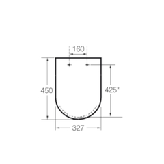 Asiento y tapa p/inodoro Original Urea S/amortiguación Roca Dama - comprar online