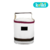 Porta Mamadeira Duplo Maternidade Branco/Nude/Bordô Couro Ecológico