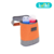 Porta Mamadeira Duplo Maternidade Laranja/Cinza Nylon Mescla - comprar online