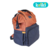 Mochila Maternidade Laranja/Grafite Nylon Mescla na internet