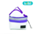 Trocador com Necessaire para Bebê Branco/Cinza/Lilás Couro Ecológico - comprar online