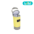 Porta Mamadeira Simples Maternidade Amarelo/Cinza Nylon Amassado - comprar online