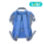 Mochila Maternidade Azul/Cinza Nylon Amassado - Programa Supera