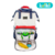Mochila Maternidade Branco/Azul/Vermelho Couro Ecológico - loja online