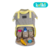 Mochila Maternidade Amarelo/Cinza Nylon Amassado