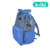 Mochila Maternidade Azul/Cinza Nylon Amassado - comprar online