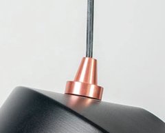 Lámpara colgante metal color negro y cobre. Mod. Bari - comprar online