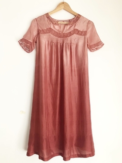 Vestido Seda y Encaje - tienda online