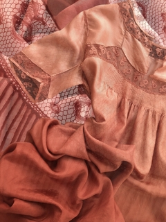 Vestido Seda y Encaje - HahnMade