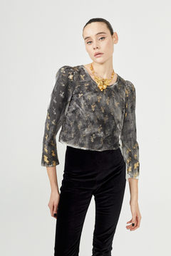 Blusa Hippie Shakespeare Estampada a Mano - Pre Order