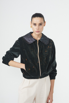 Campera Bomber Terciopelo