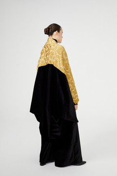 Capa Poiret Cocoon Terciopelo + Brocato - HahnMade