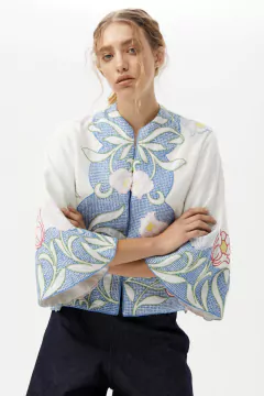 Chaqueta Monte Mantelería Upcycled