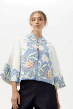 Chaqueta Monte Mantelería Upcycled en internet