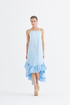 Vestido Gardenia Largo Lino - Pre Order - tienda online
