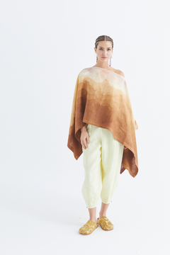 Poncho Irregular Lino - Pre Order en internet