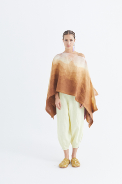 Poncho Irregular Lino - Pre Order - comprar online