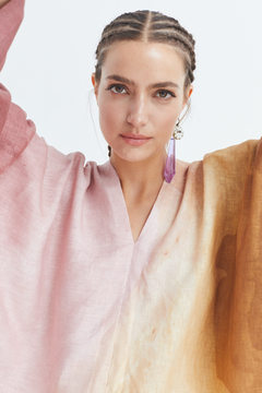 Poncho Irregular Lino - Pre Order - tienda online