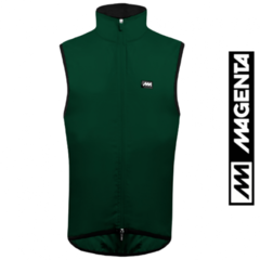 Chaleco Rompevientos Magenta - Verde