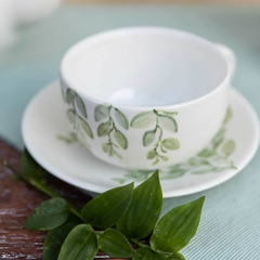 Handpainted Ceramic Tea Set + Dehydrated Fruits - buy online