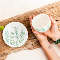 Handpainted Teacup & Saucer Set (8 Pcs) on internet