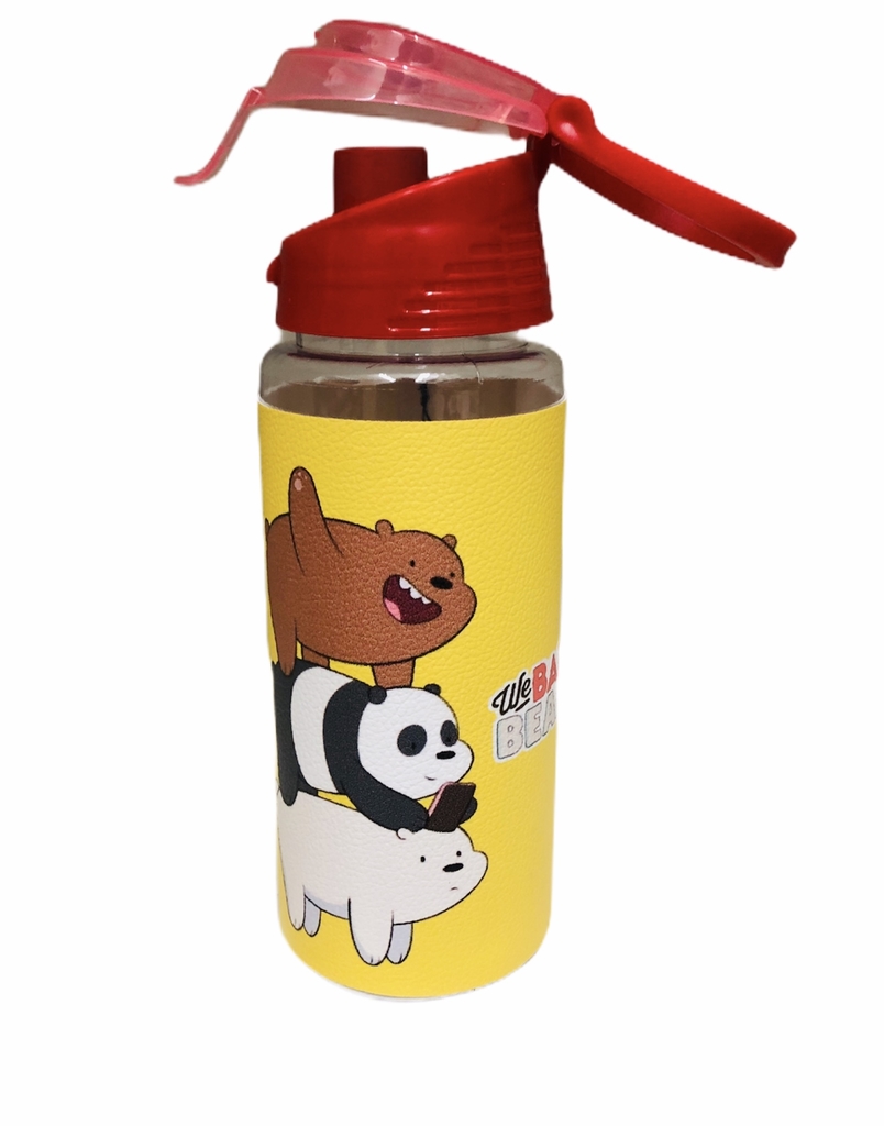 vaso termo termico oso con pico de silicona y mochila 3d de peluche