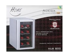 Adega Climatizada 8 Garrafas – HlW 800 – Home Life – 110v - comprar online