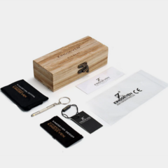 Óculos Escuros - KingSeven Brown Gradient Bamboo - Loja e-Variedades | Melhor e-Commerce!