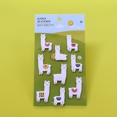 adesivos fofos de alpaca | COISAS DA DIXIE
