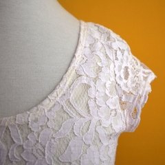 vestido renda branca | YSC - comprar online