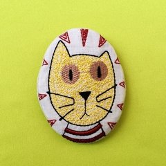 broche artesanal gato | COISAS DA DIXIE