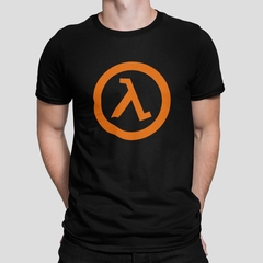 Camiseta Camisa Logo Half Life Masculino Preto
