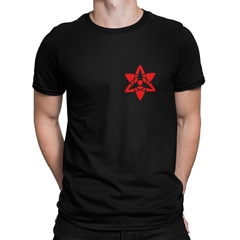 Camiseta Camisa Clã Uchiha Masculino Preto - comprar online