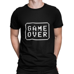 Camiseta Camisa Game Over Masculino Preto