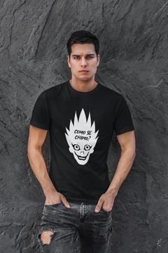 Camiseta Camisa Death Note Masculino Preto - comprar online