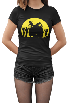Camiseta Baby Look Scooby Doo Zombie Feminino Preto - comprar online