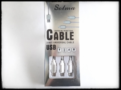 CABLE USB 3 EN 1 - tienda online