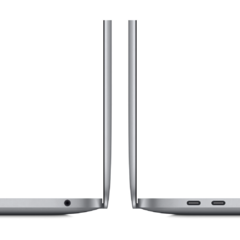 MacBook Pro 13 polegadas Cinza-espacial MYD82 - Chip M1 da Apple com CPU de 8 núcleos, GPU de 8 núcleos e Neural Engine de 16 núcleos, 8GB, 256GB - 2020/2021 - loja online