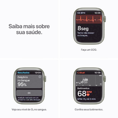 - Apple Watch Series 7 45mm GPS - Verde - MKN73 - IBlack Store Maringá Ltda