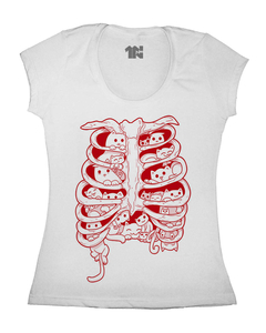 Camiseta Feminina Amor Felino na internet