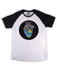 Camiseta Raglan Coração Cansado