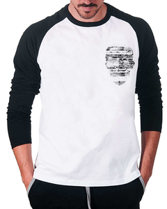 Raglan Manga Longa Salvador Abstrato - comprar online
