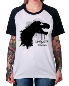 Camiseta Raglan Dinossauros na internet